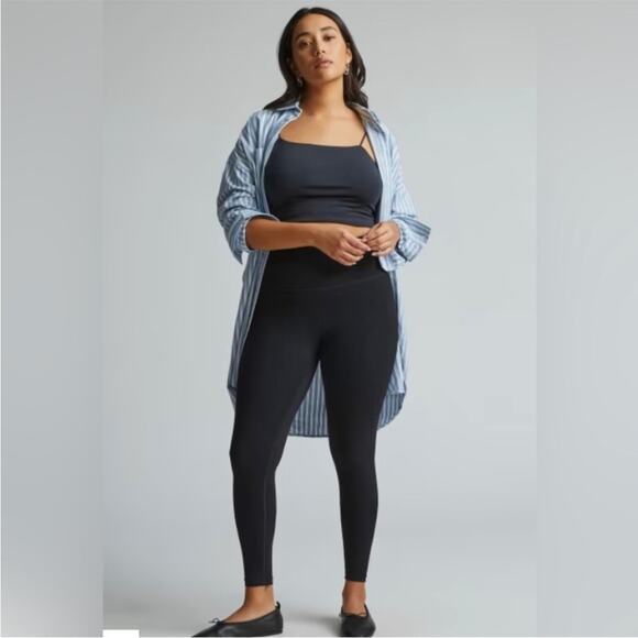 Everlane Perform Ankle Leggings in Pale Pink Size M - Picture 1 of 6